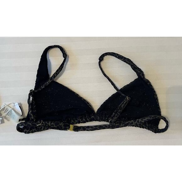 ANDIE Swim - The Tropez Top - Black & Gold - Size M - NWT - Picture 6 of 7